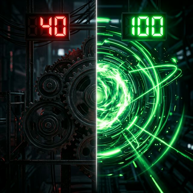 Dlaczego WordPress za 2000 zł zabija Twoją konwersję (Lighthouse 40 vs 100)
